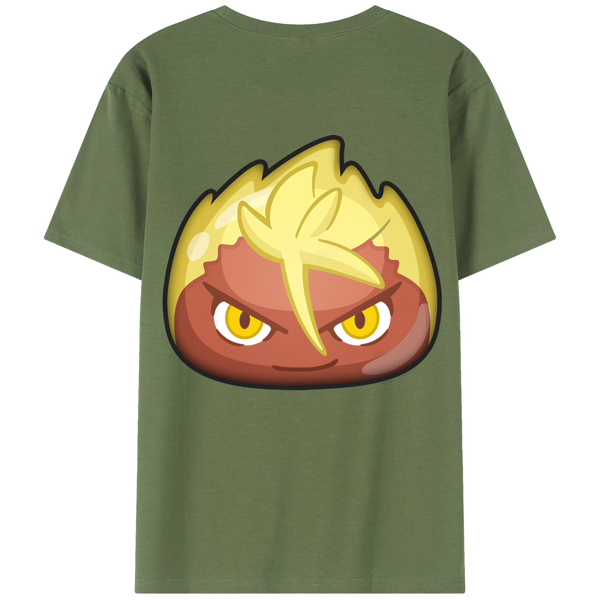 （画像用） 妖怪ウォッチ Yo-kai Watch 綿100％ メンズ半袖Tシャツ（バックプリント） 通気性
